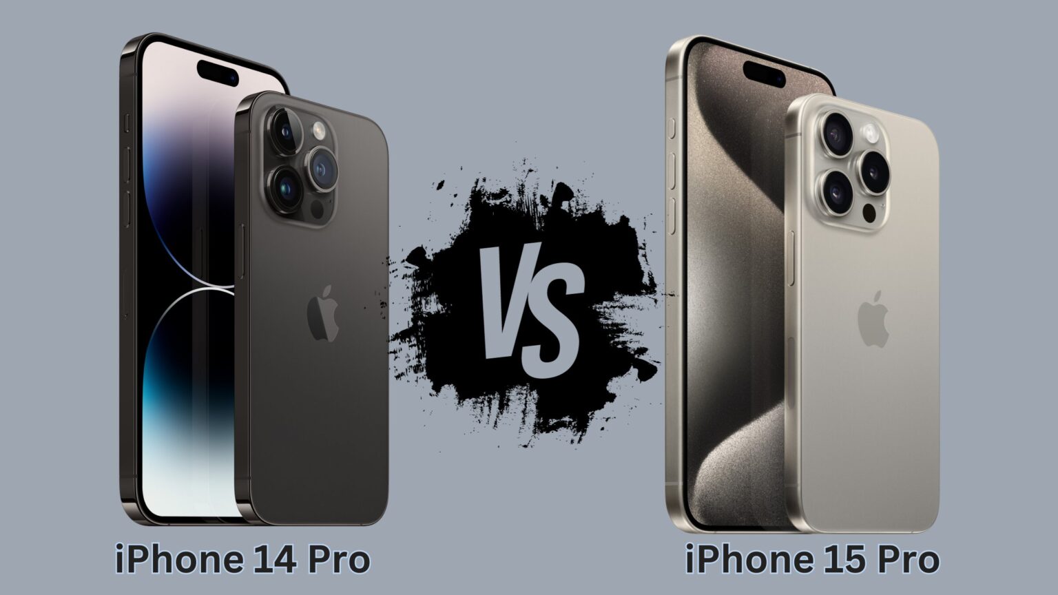 iPhone 15 Pro vs. iPhone 14 Pro comparison