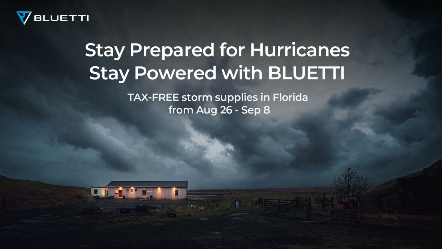 The best way to stay safe in a hurricane is to be prepared. Bluetti and its power stations can help.