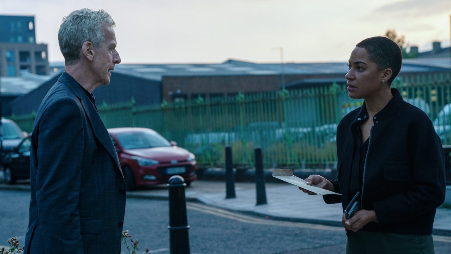 Academy Award winner Peter Capaldi and Cush Jumbo star in “Criminal Record,” premiering with the first two episodes on January 12 on Apple TV+.