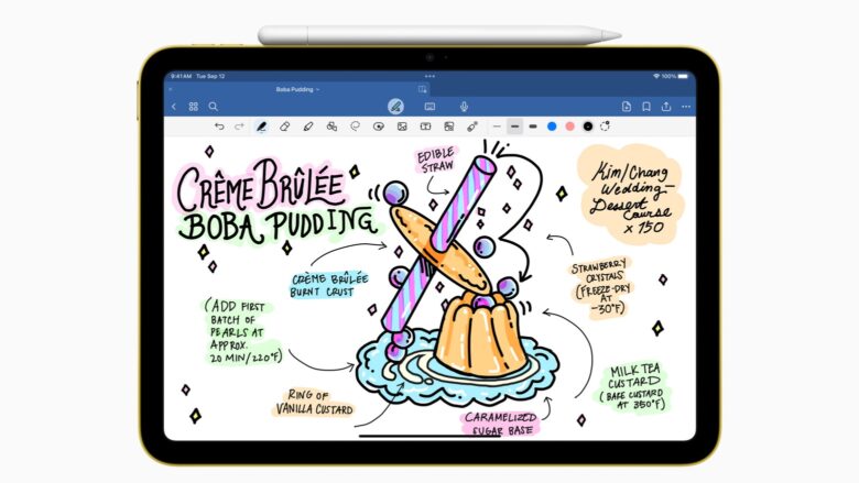 Apple Pencil (USB-C) with iPad