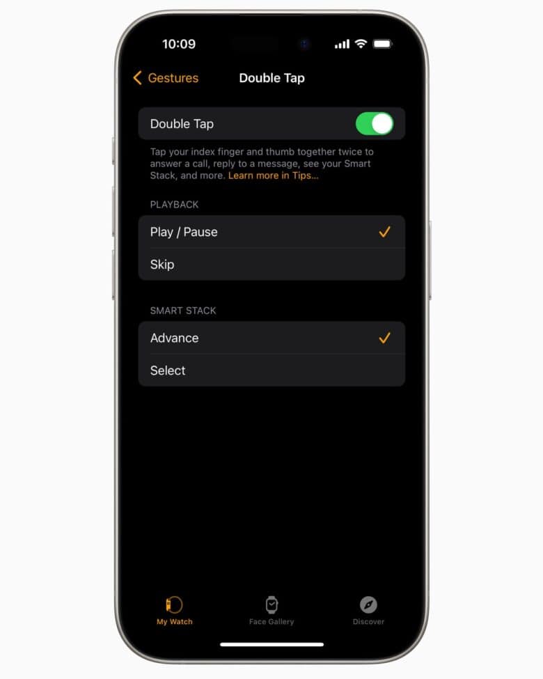 In two instances, the user can elect a different function by accessing their settings on iPhone. See below.