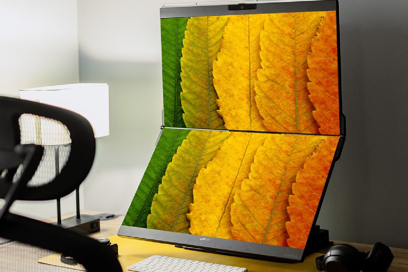 Enjoy enhanced productivity with this stacked dual-screen monitor for only $679.97.