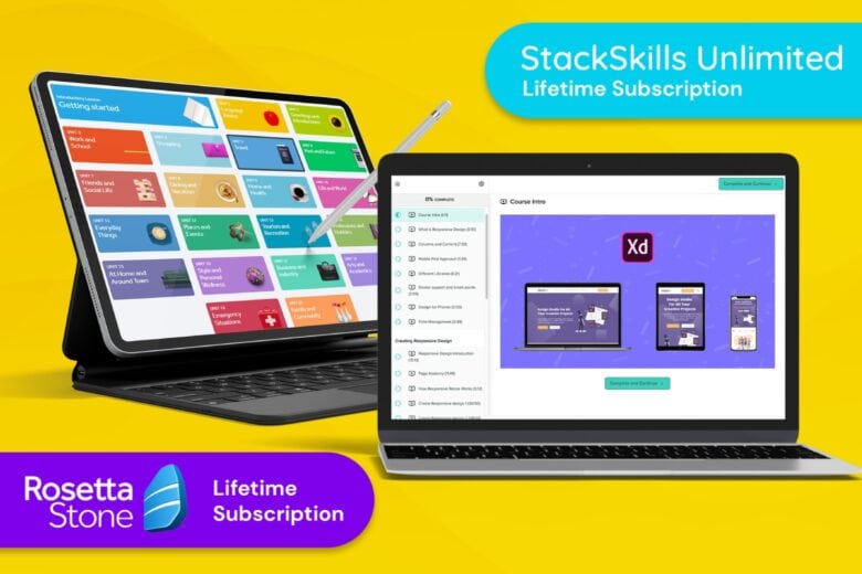 Save almost $600 on this lifetime learning bundle that includes Rosetta Stone.