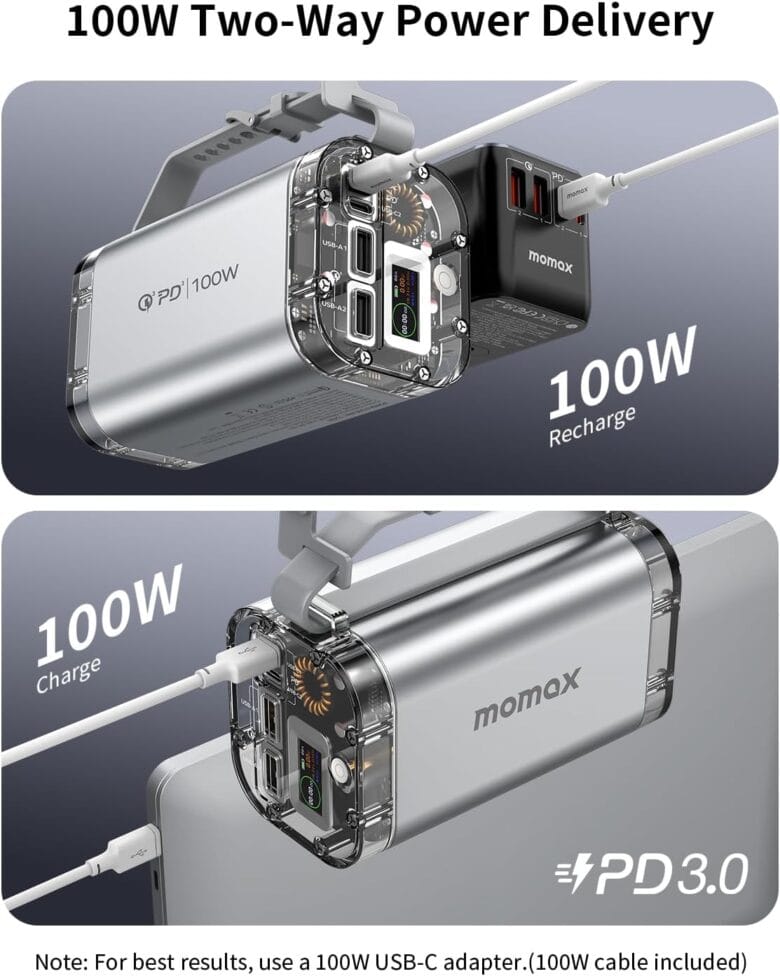 Momax laptop battery bank