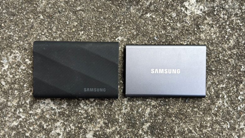 Samsung T9 with Samsung T7