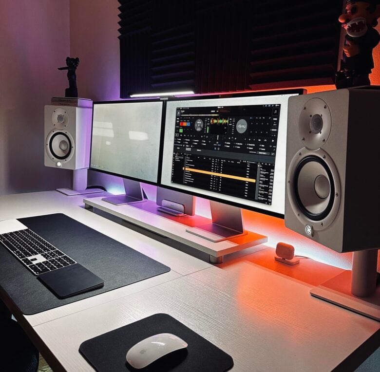 This guy claims two Magic Trackpads is the way to go.