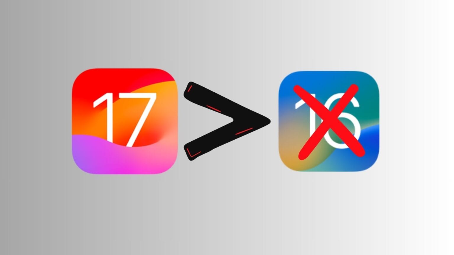 Downgrading from iOS 17 to iOS 16 is no longer possible.