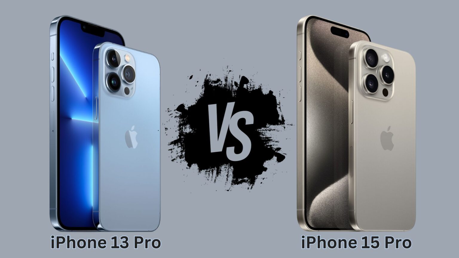 iPhone 15 Pro vs. iPhone 13 Pro Comparison