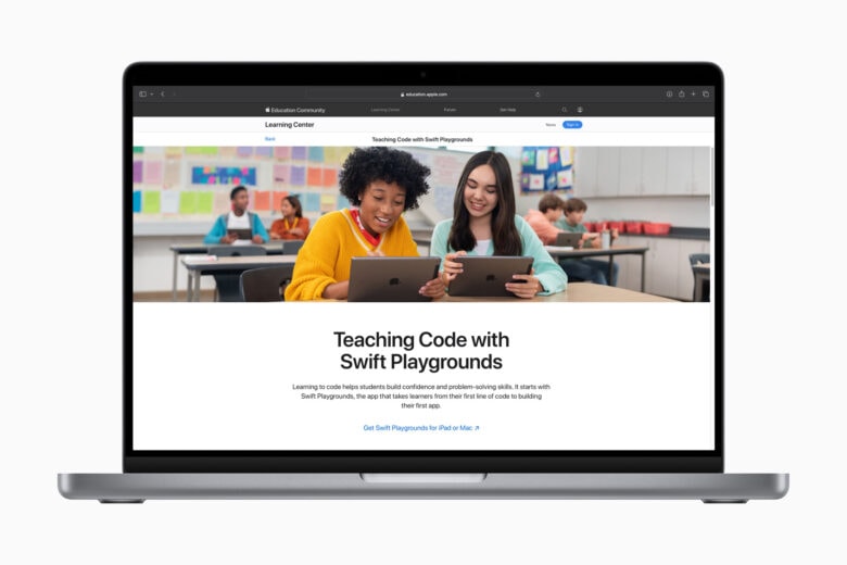 Apple works with educators worldwide to teach coding.
