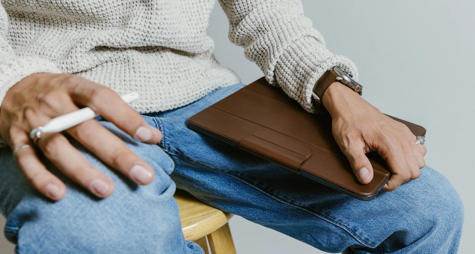 Not everyone's ready to give up their leather iPad case.