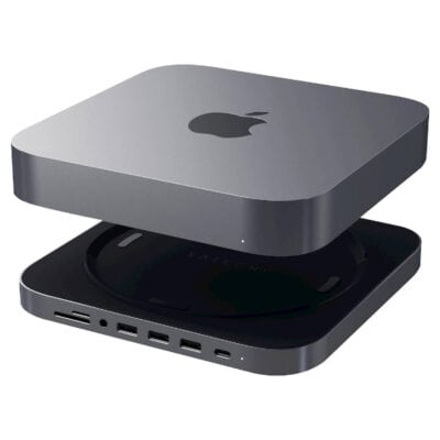 Satechi USB-C hub for Mac mini