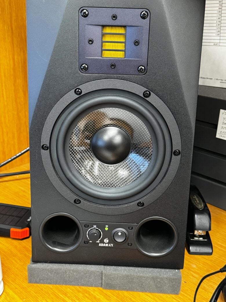Adam powered studio monitor speaker