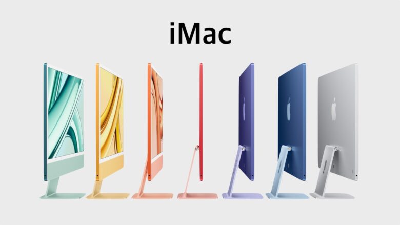 Late-2023 iMac M3 colorways