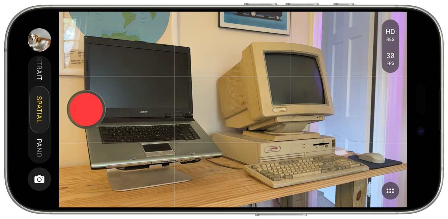 Capturing a 3D Spatial Video on iPhone