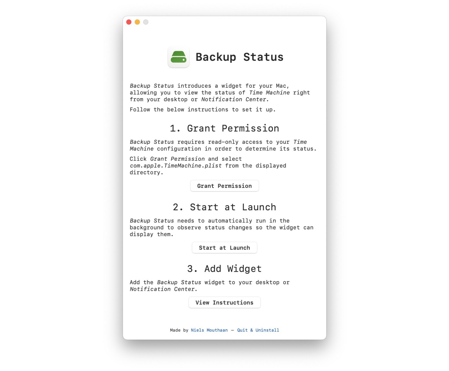 A Time Machine widget for your Mac desktop [Awesome Apps] | Cult of Mac