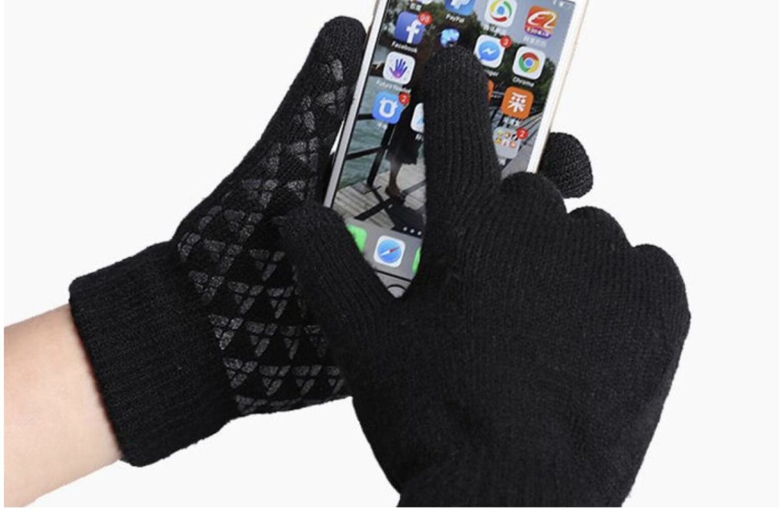 Use these $12 touchscreen-compatible gloves for cozy holiday connection.