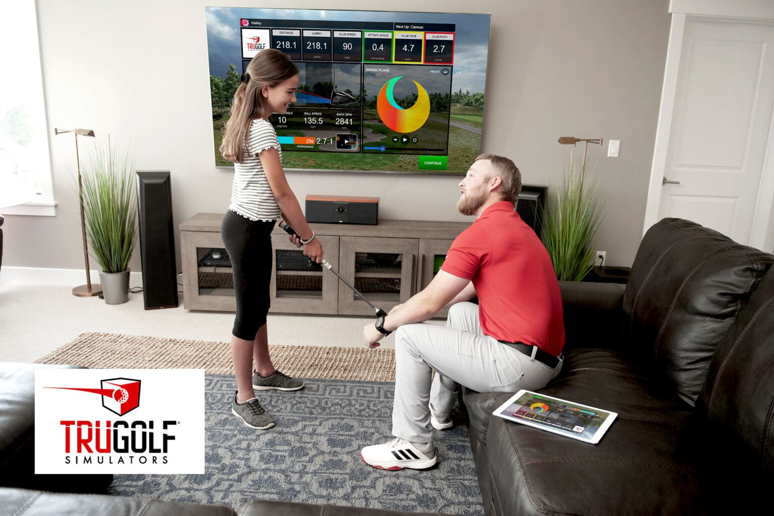 The TruGolf simulator will delight any golfer this holiday season, now only $173.