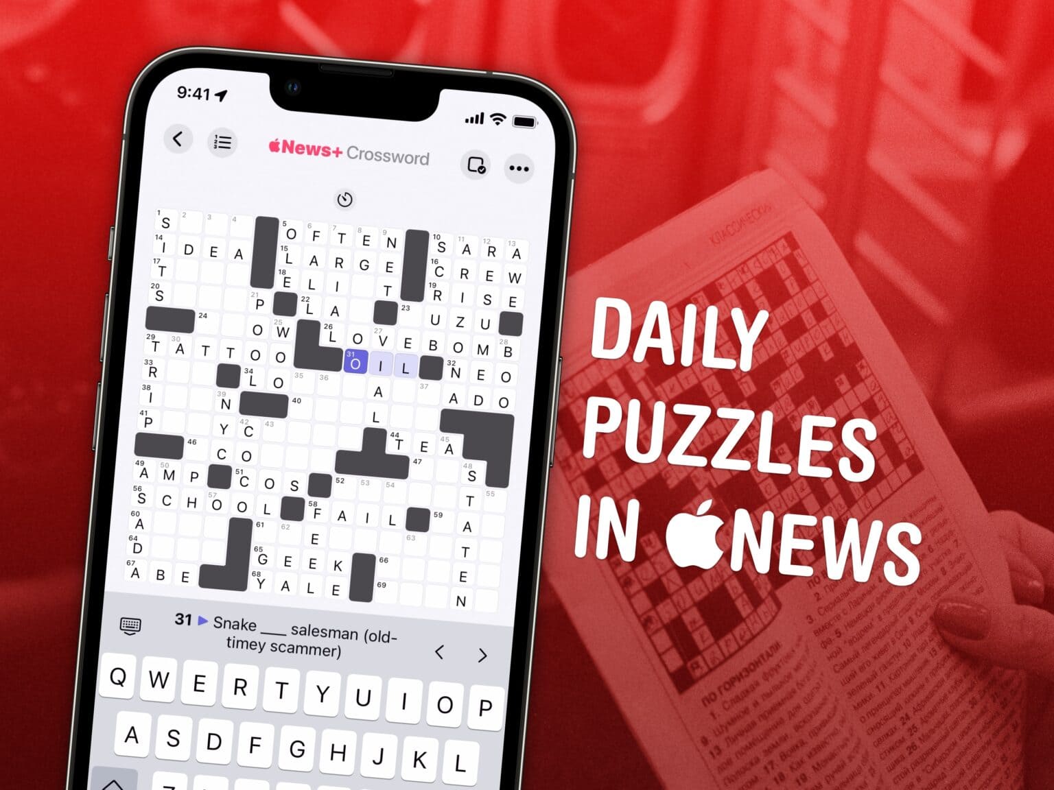 Daily Puzzles in Apple News