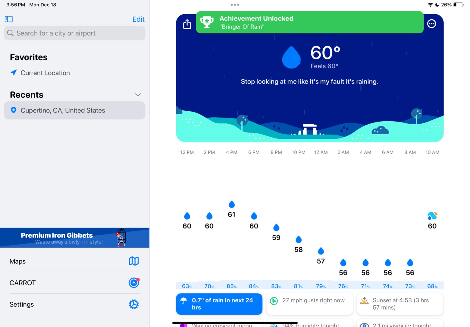 Best free weather app for iPhone and iPad | Cult of Mac