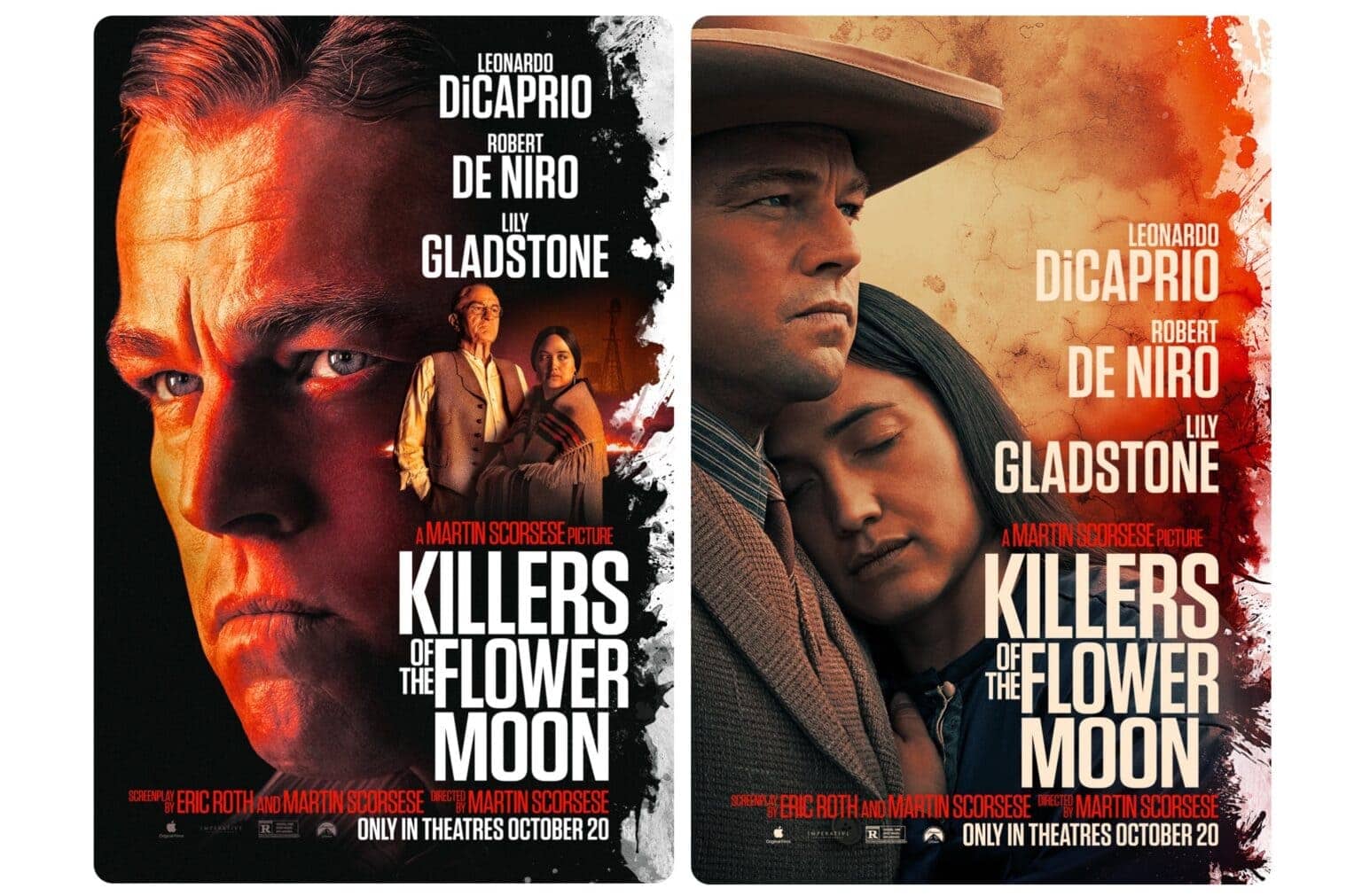 Killers of the Flower Moon movie posters