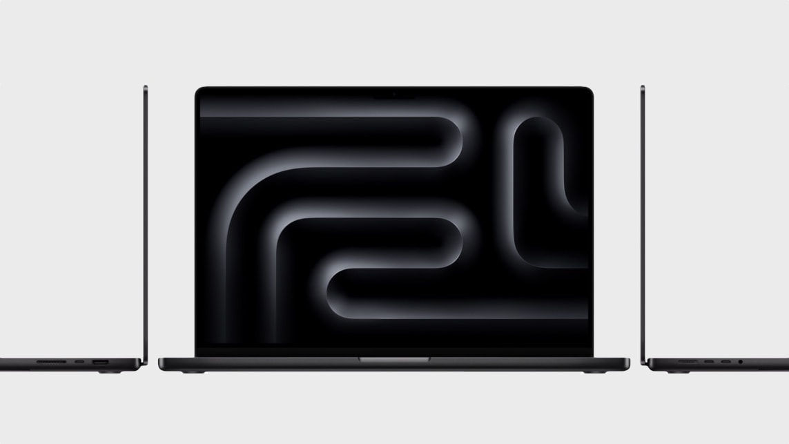 Space black M3 MacBook Pro