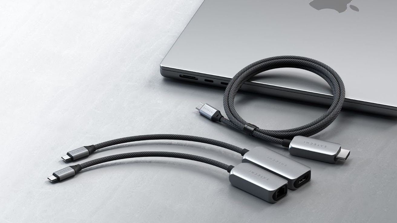 Satechi USB-C to HDMI 2.1 8K Adapter and Cable