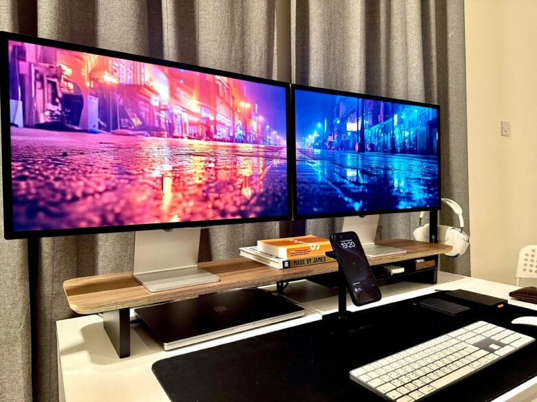 Dual-Studio Display MacBook Pro setup