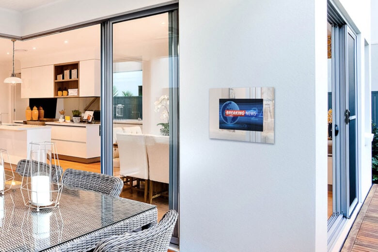 At $599.99, this mirror-screen smart TV fits in any room.