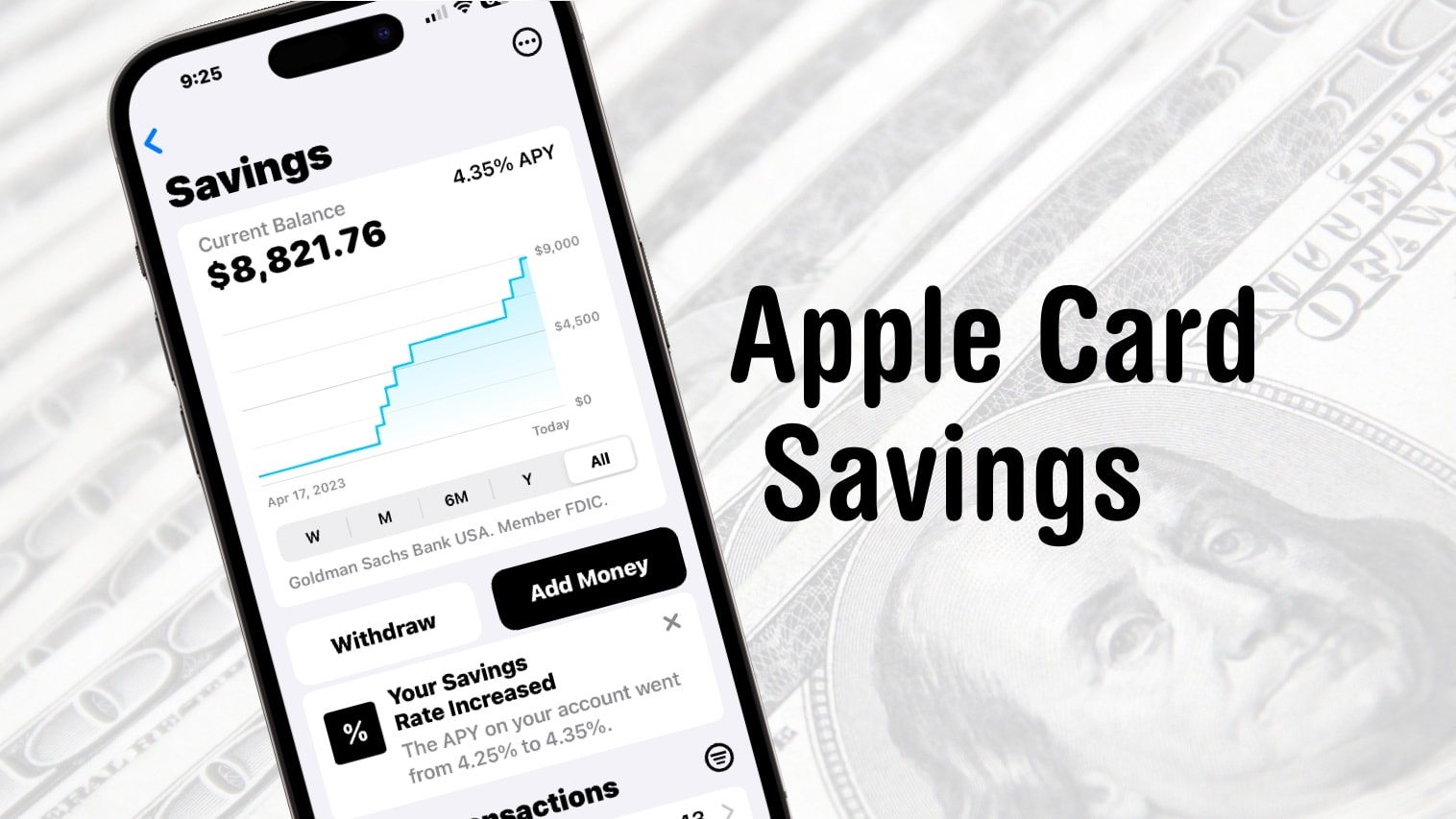 Apple Card Savings account