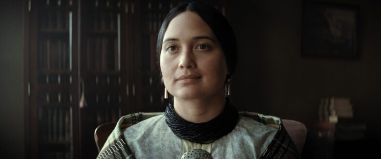 Lily Gladstone in a scene from "Killers of the Flower Moon."