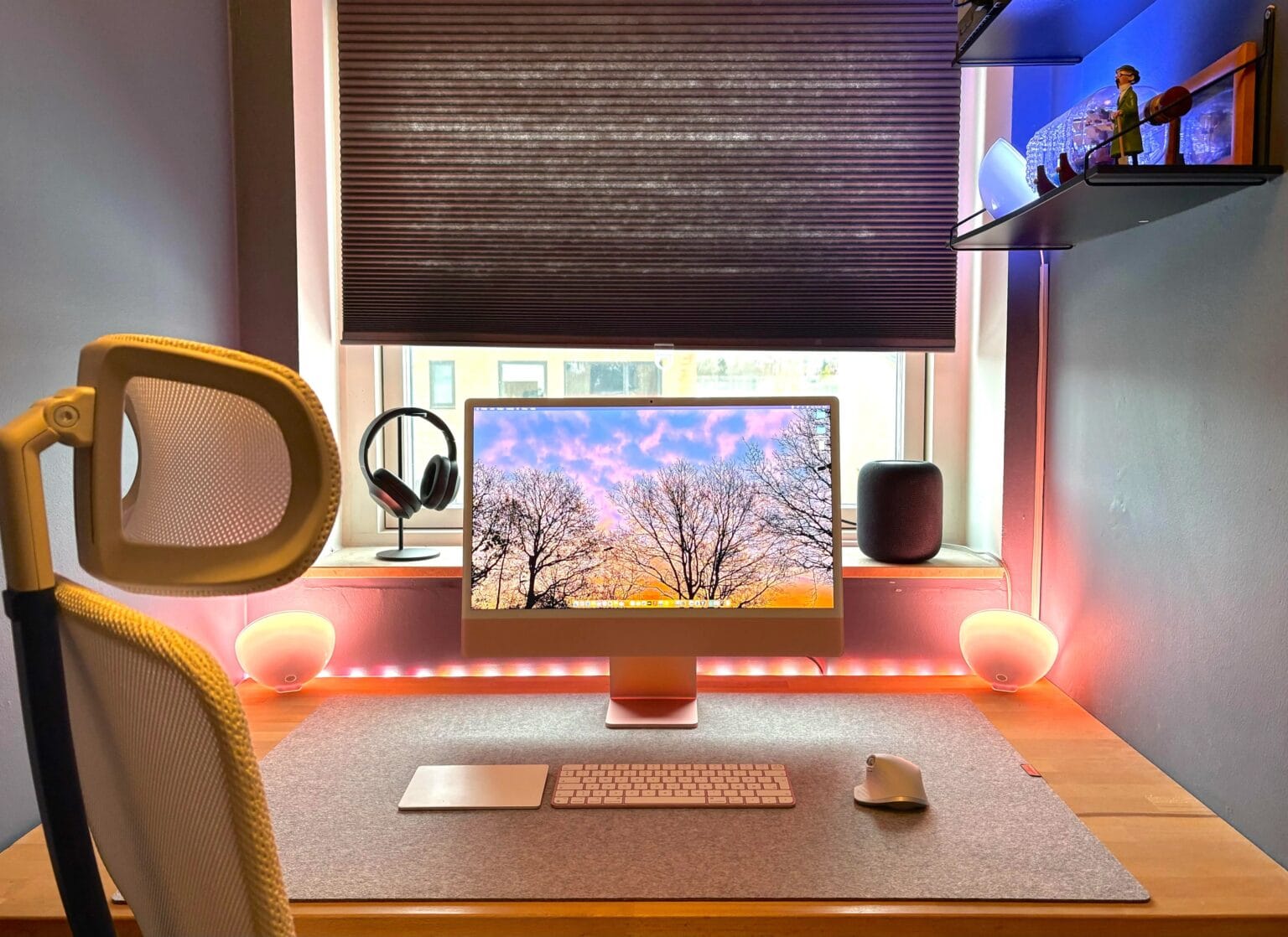 24-inch iMac setup
