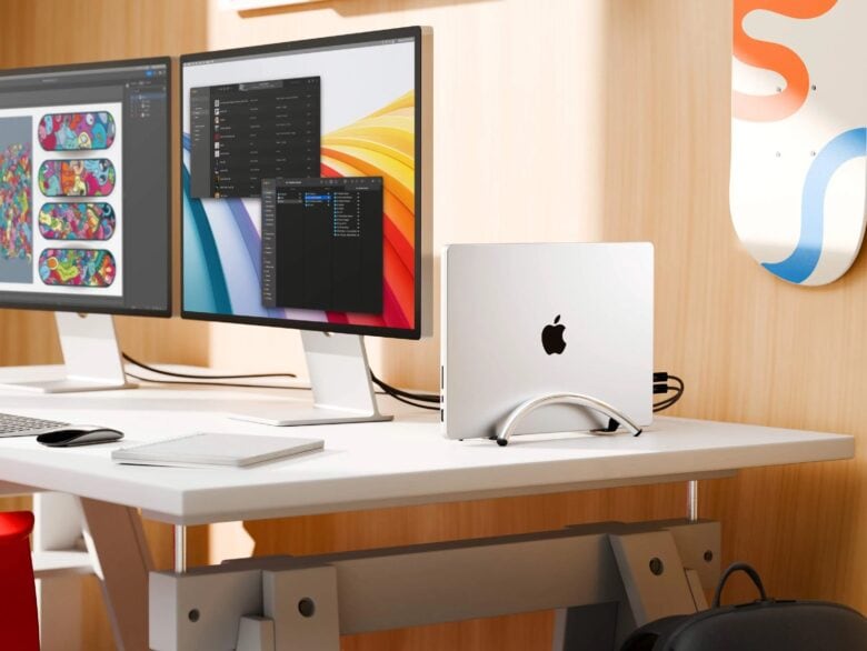 Twelve South BookArc Flex stand in chrome