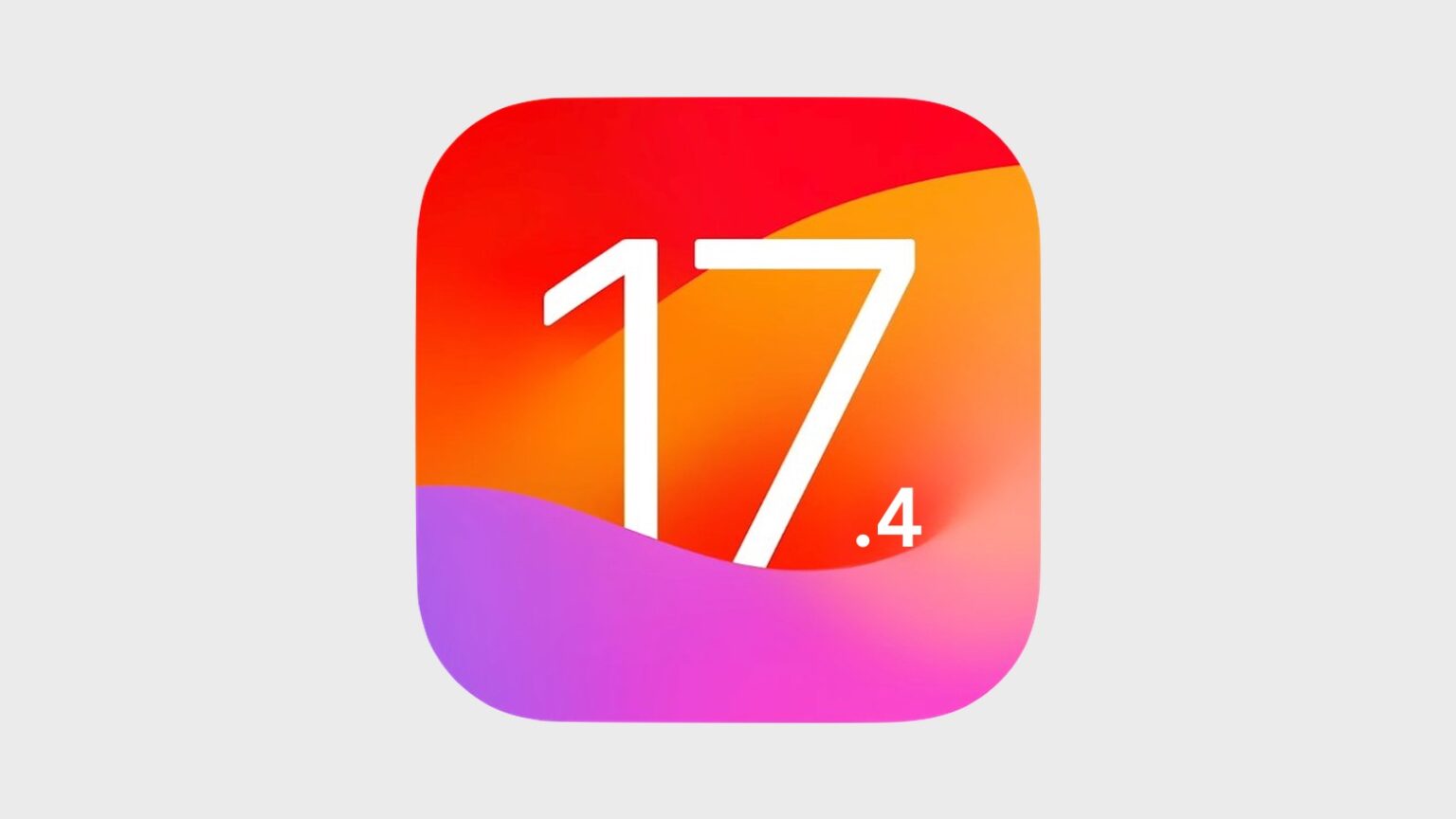 iOS 17.4 logo