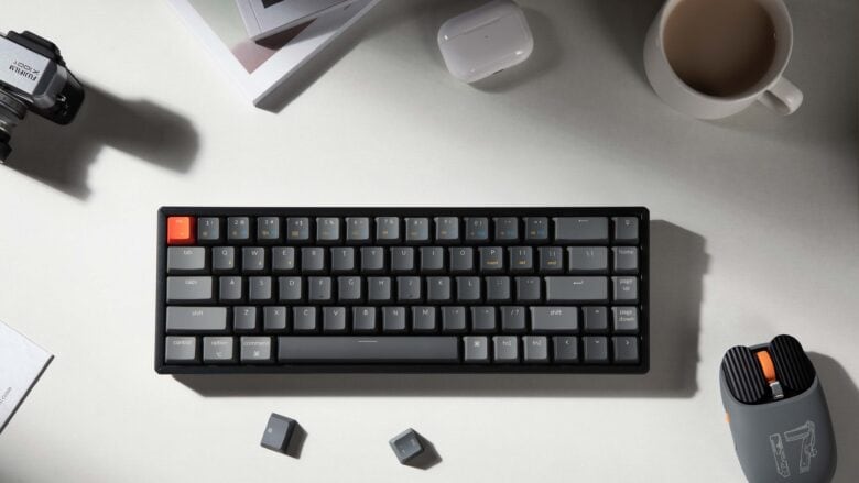 Keychron k6 wireless mechanical keyboard Keychron's K6 wireless-mechanical keyboard