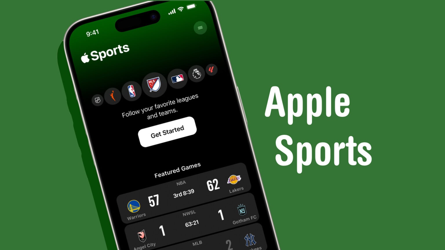 New Apple Sports app