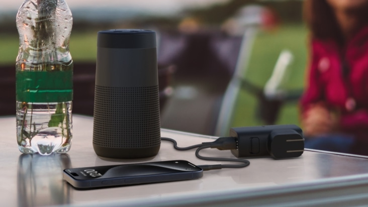 Belkin's new wall charger/power bank can handle two devices at once.