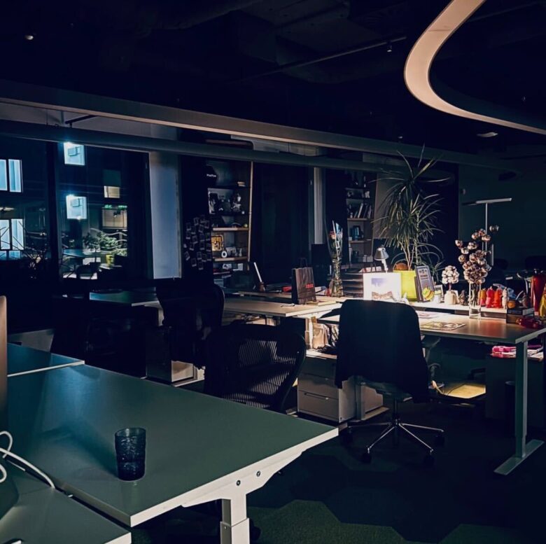 MacPaw's Kyiv office during blackout.