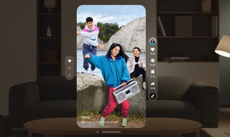 TikTok Vision Pro app