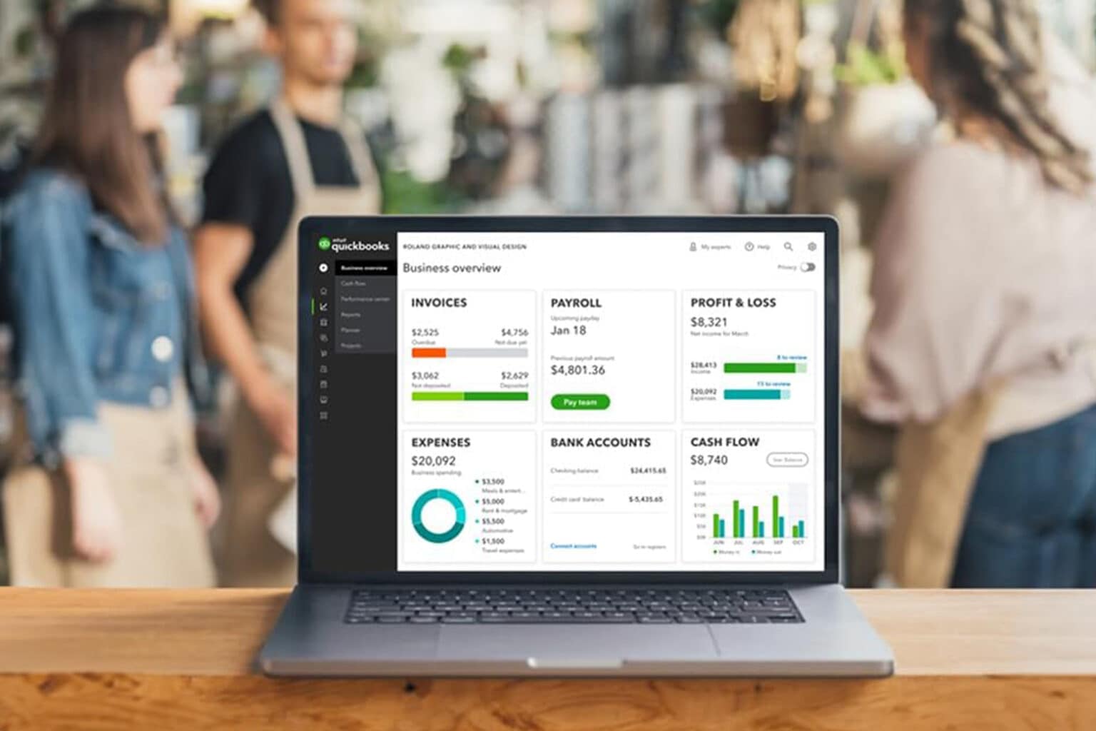 Intuit QuickBooks Online makes finance tracking more efficient, now under $250.