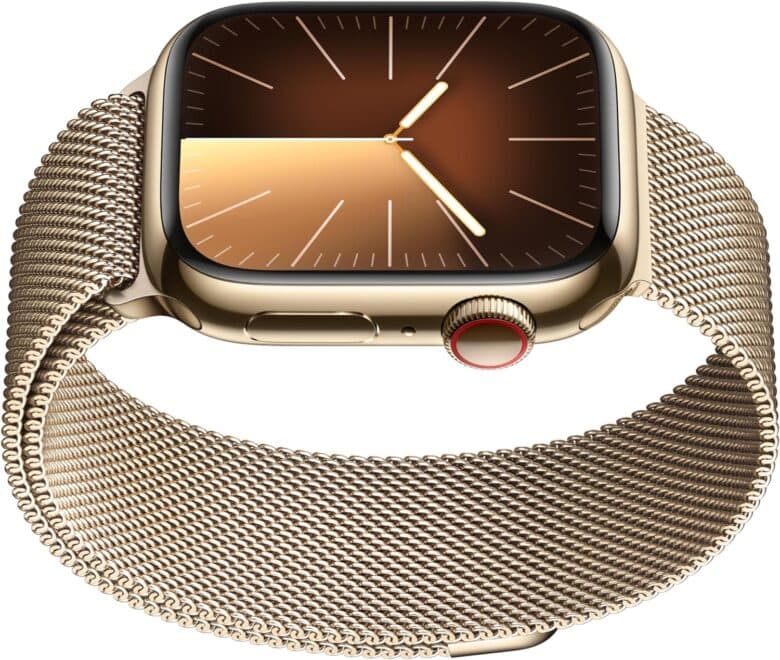 Apple Watch Series 7 gold stainless steel with cellular and GPS