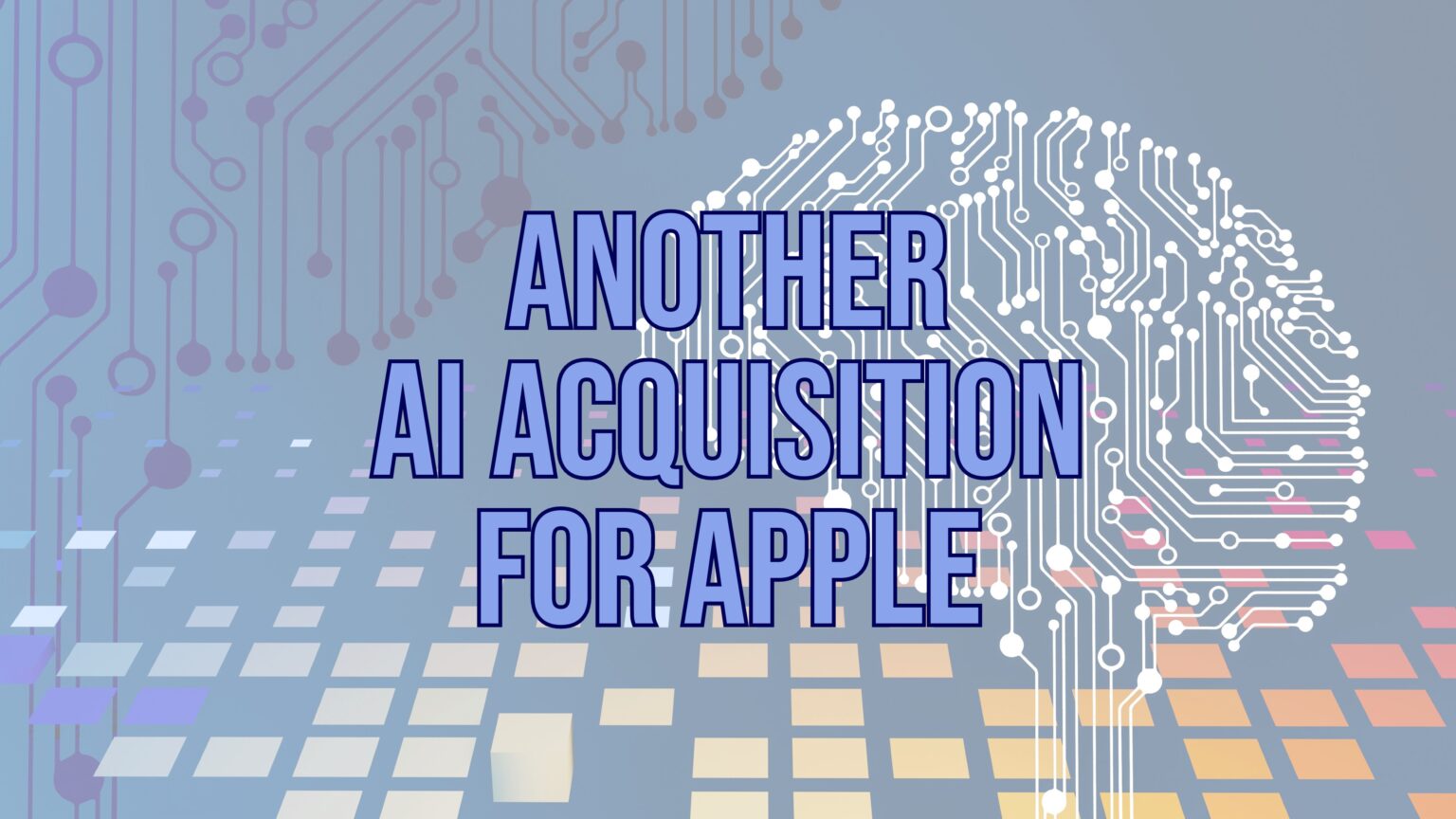 Another AI acquisition for Apple: Illustration accompanying a story about the company buying Canadian AI startup DarwinAI.