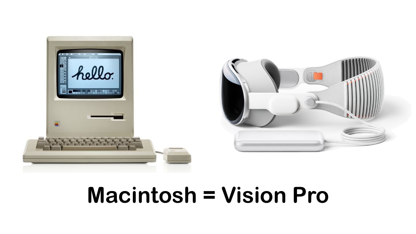 Vision Pro vs. Macintosh: A historical perspective