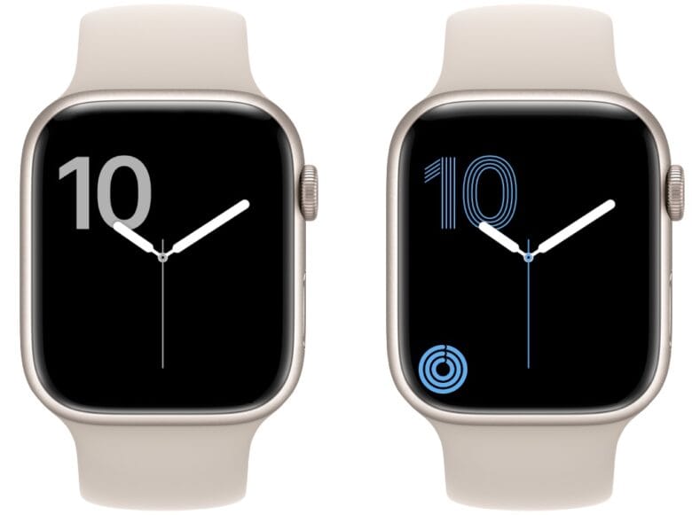 The Numerals Apple Watch face