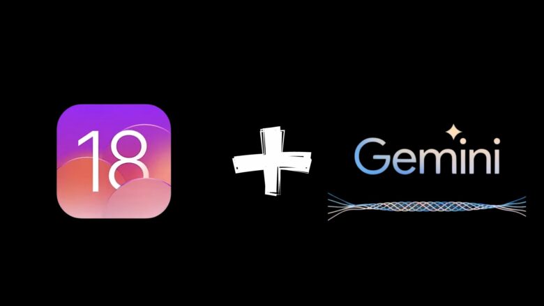 iOS 18 with Gemini logo