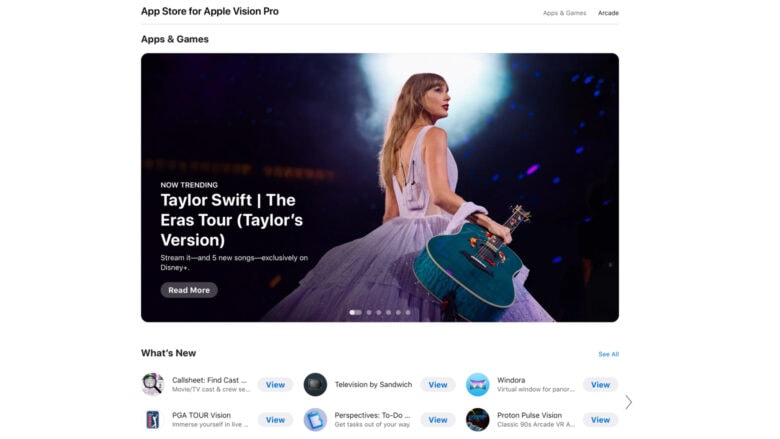 Look through visionOS App Store when considering Apple AR headset