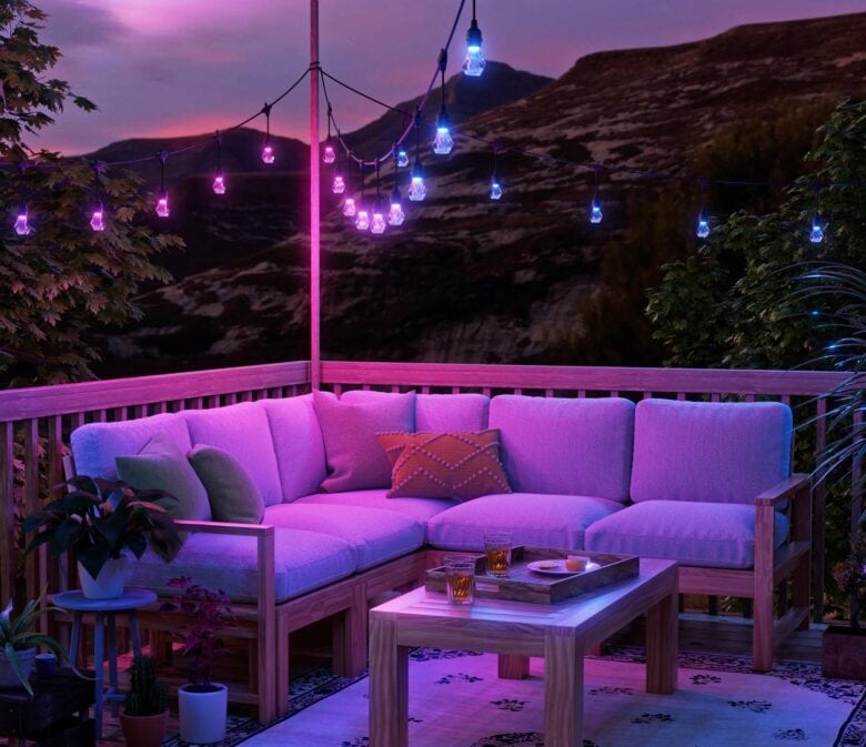 Nanoleaf Matter Smart Multicolor Outdoor String Lights