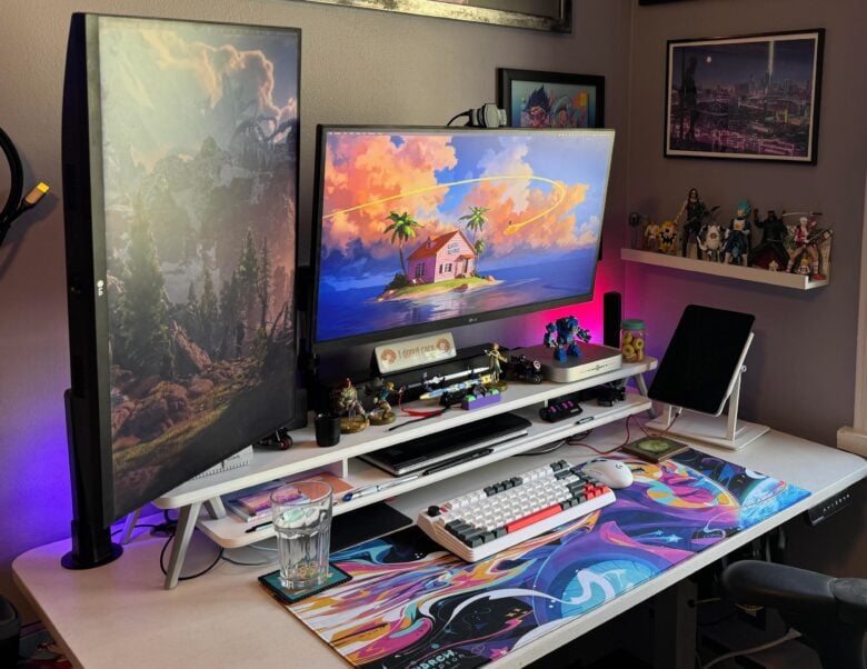 Fenge monitor stand setup