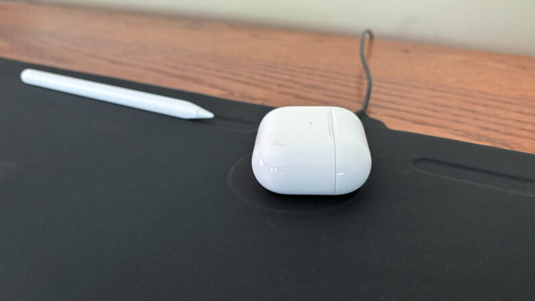 Zagg Desk Mat with Wireless Charging can power iPhone or AirPods
