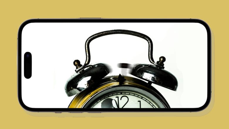 iPhone wake-up alarms