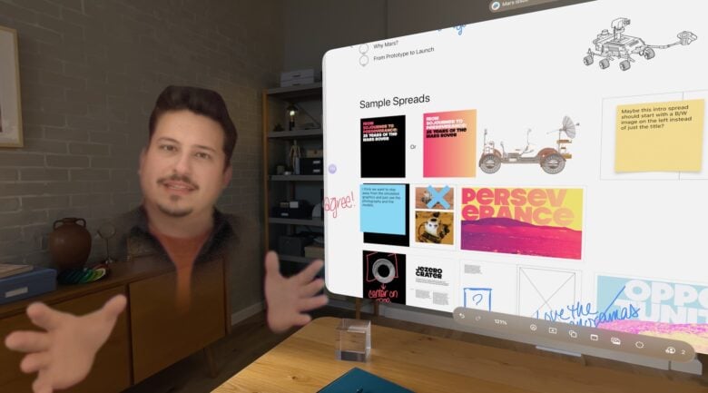 Spatial Personas on Vision Pro